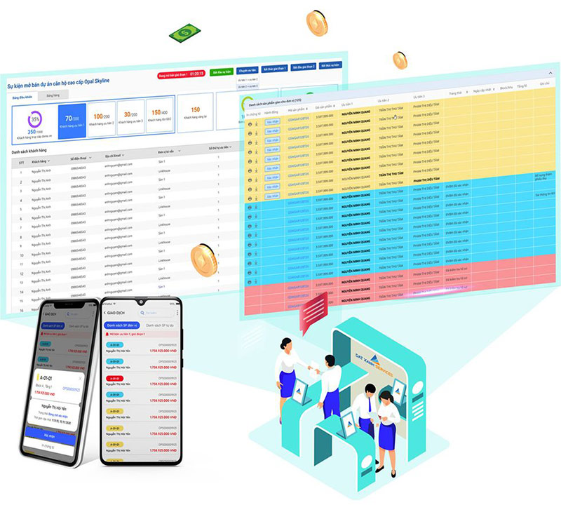 Dat Xanh Services ứng dụng nền tảng Real Agent trong giao dịch bất động sản