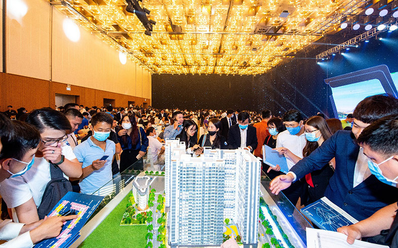 Hơn 90% sản phẩm The Rivana đã được giao dịch trong ngày công bố dự án. Ảnh: Dat Xanh Services.
