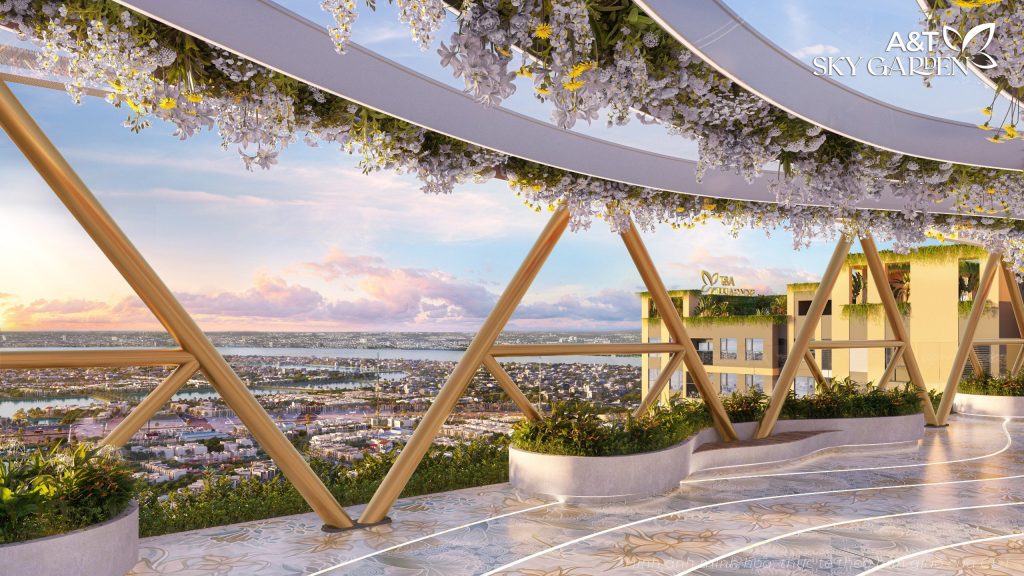 Cầu Sky Bridge - điểm check in độc đáo và đầy lãng mạn của cư dân A&T Sky Garden