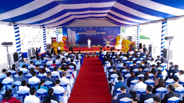 Lễ khởi công xây dựng đã được diễn ra trong không khí hân hoan và trang trọng